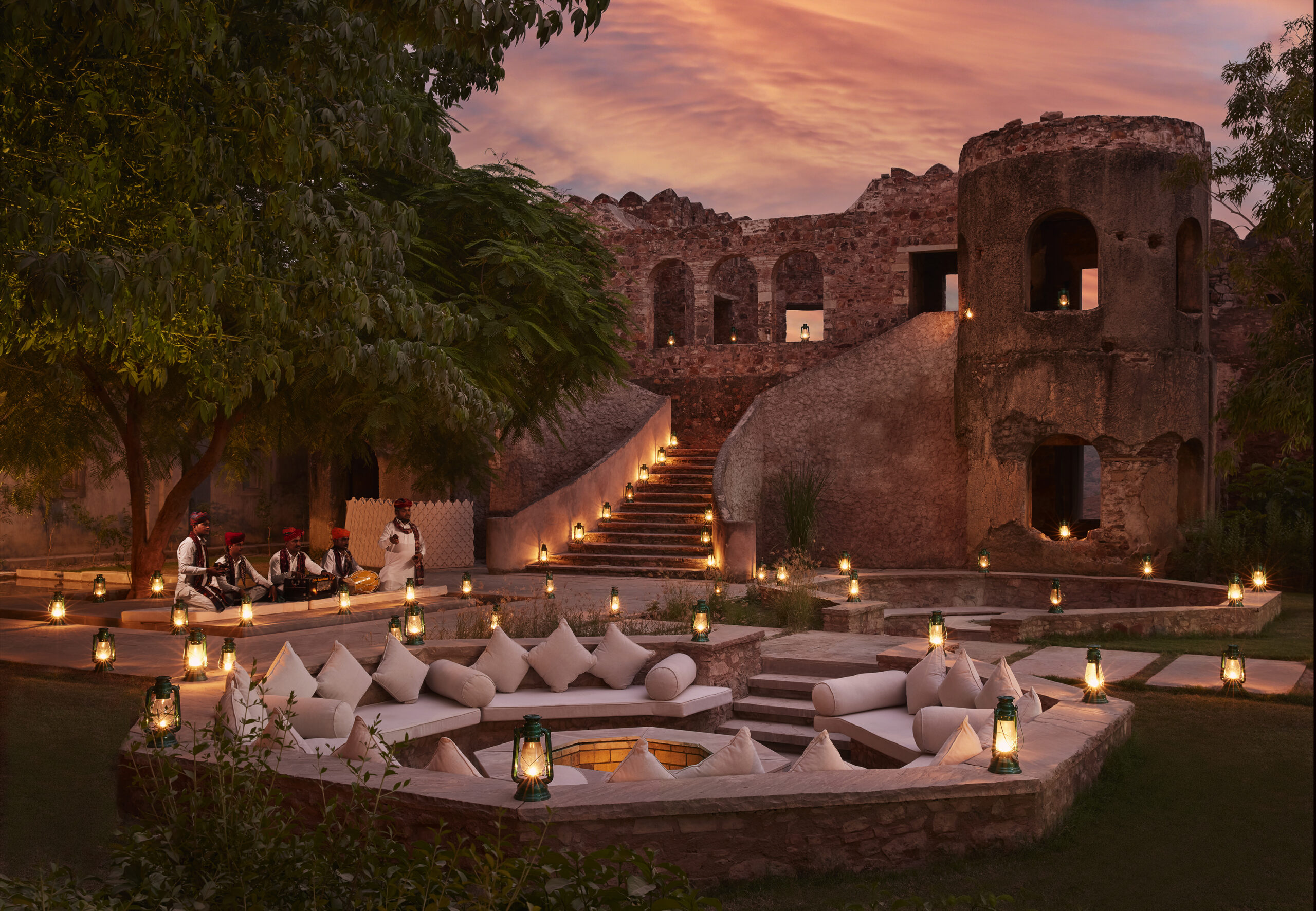 Six Senses Fort Barwara Courtyard