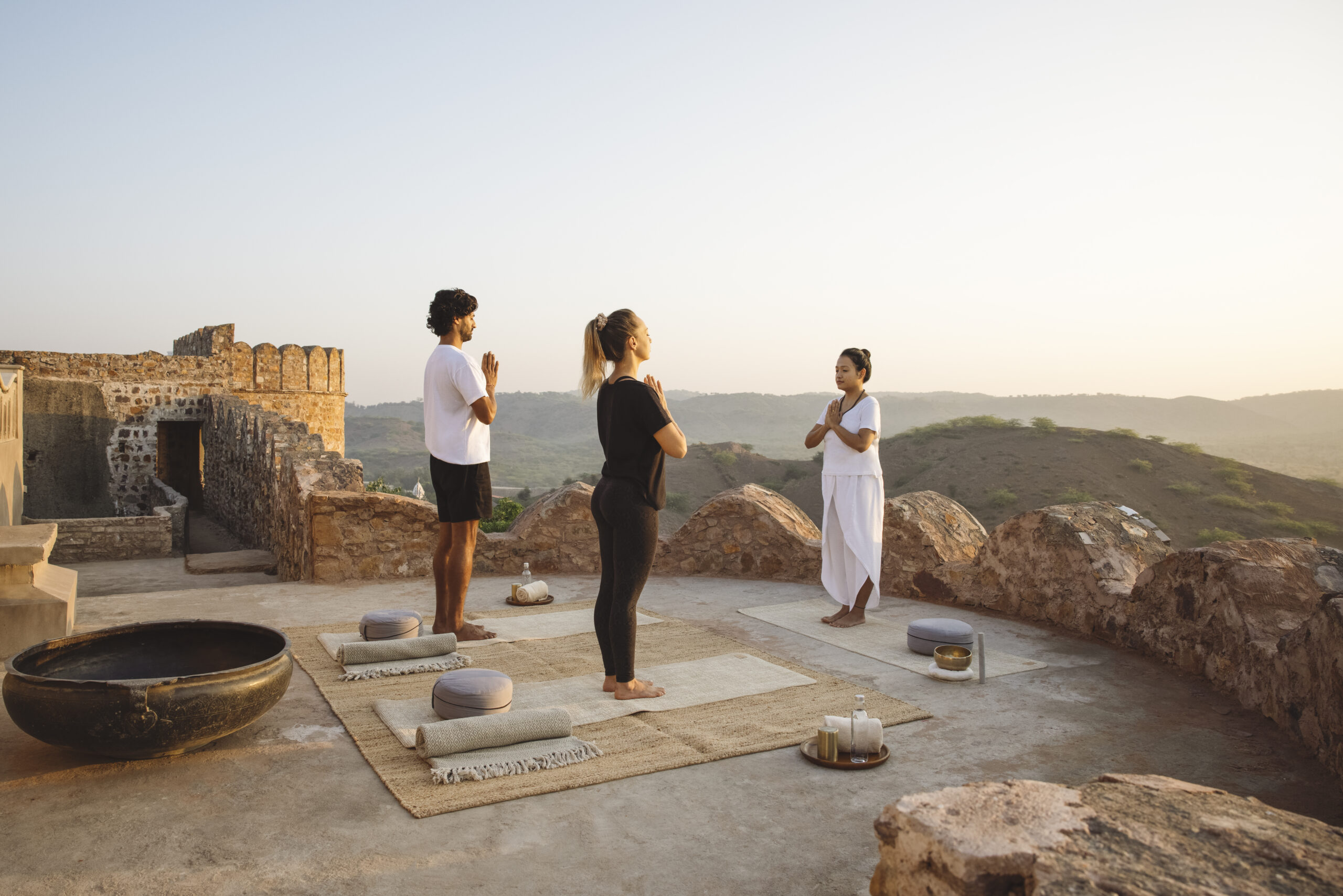Six Senses Fort Barwara Sunrise Yoga